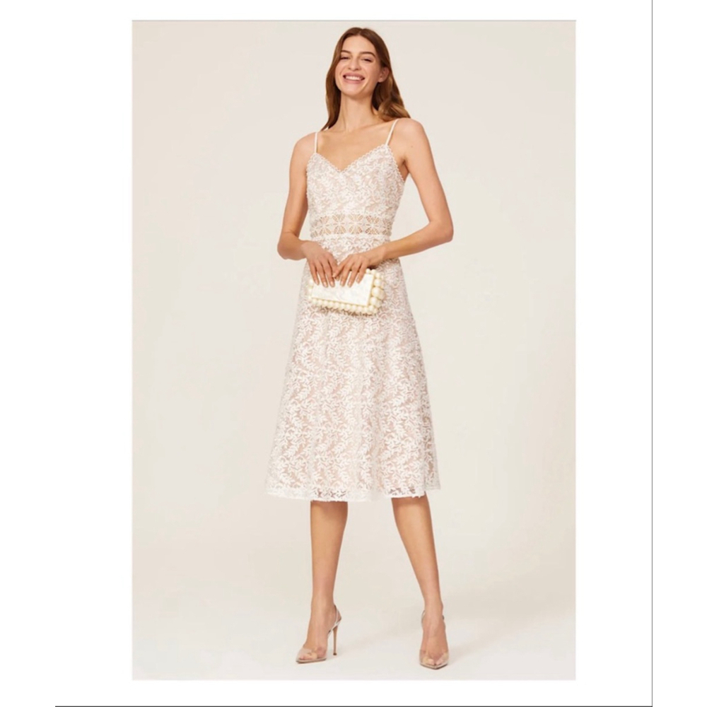 Aidan by AIDAN MATTOX NWOT Lace Midi Dress